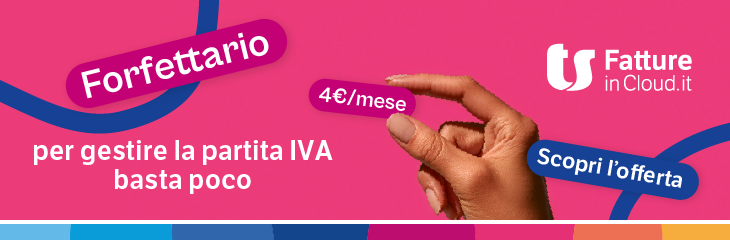 Banner promozionale: Scopri l'offerta del momento per i Forfettari